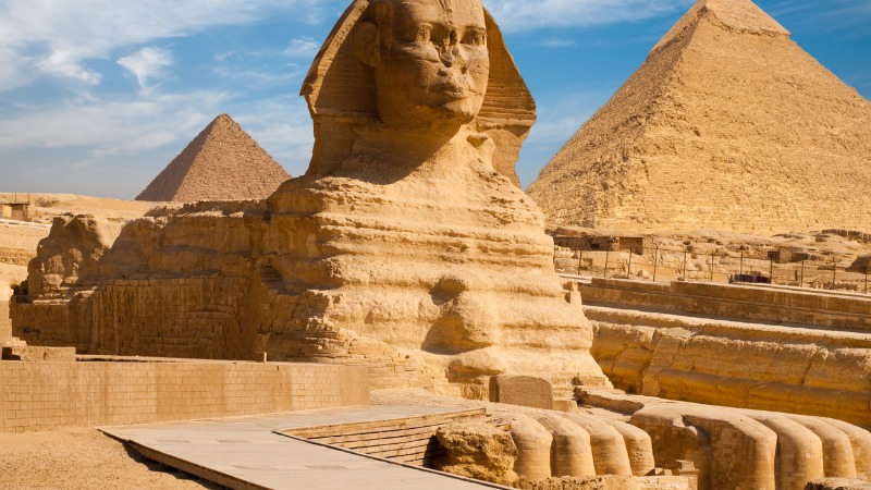como as pirâmides egípcias foram construídas esfinge Egito 