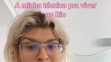 A técnica desenvolvida pela portuguesa consiste em falar pouco e imitar o sotaque carioca - Imagem: reprodução/Instagram