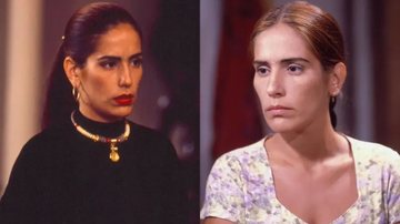 As personagens Ruth e Raquel, da novela "Mulheres de Areia", interpretadas por Glória Pires. - Imagem: Reprodução / Globo