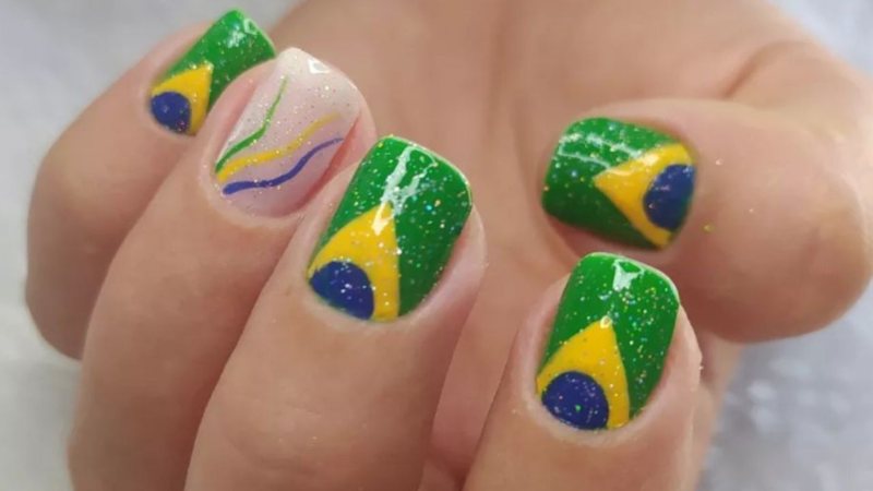 Modelos de unhas para torcer pelo Brasil na copa do mundo