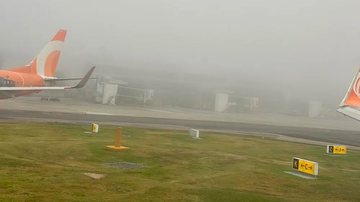 Forte nevoeiro provoca cancelamentos e atrasos nos aeroportos do RJ - Imagem: reprodução redes sociais