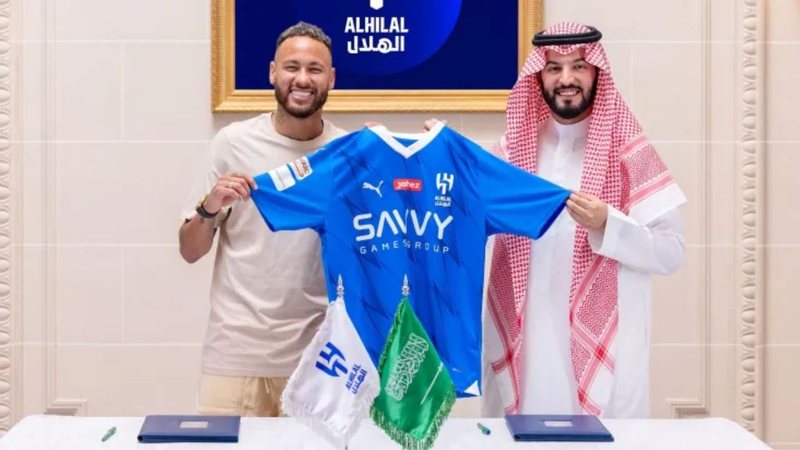 Neymar assinou contrato com Al-Hilal, da Arábia Saudita - Foto: Reprodução/Instagram