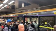 Linha 4-amarela do metrô de São Paulo também foi afetada pela queda de energia - Foto: Reprodução/Redes sociais