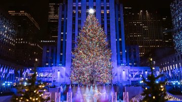 As decorações natalinas em Nova Iorque são de deixar qualquer um emocionado. - Reprodução/Facebook/Rockfeller Center