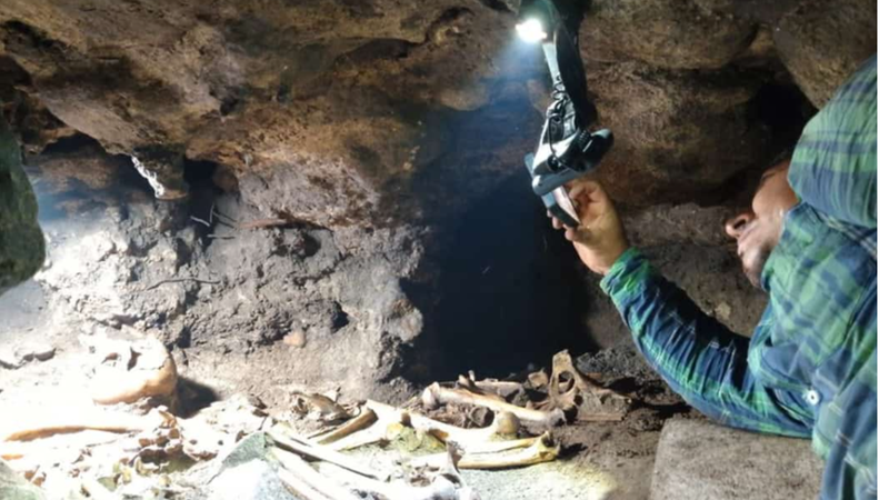 Uma caverna foi encontrada por arqueólogos no México. - Reprodução: Governo do México