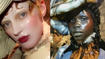 A make deixou as modelos parecidas com bonequinhas de porcelana - Imagem: Reprodução / Pat McGrath
