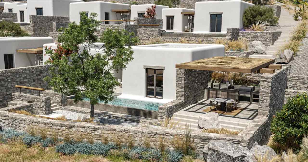 quartos no hotel na Grécia eleito o melhor do mundo 