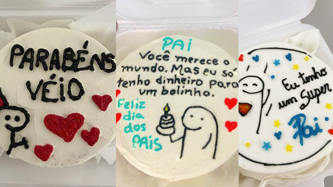Bento cakes: entenda a febre dos minibolos com frases engraçadas e descubra  onde encomendar em Porto Alegre