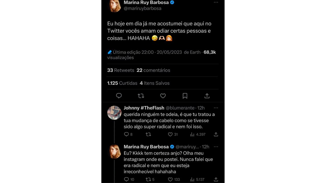 Marina Ruy Barbosa rebate críticas