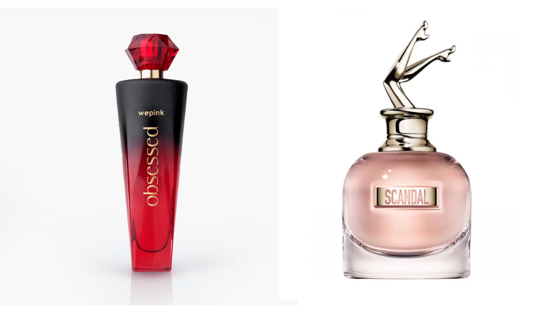 Perfumes da Wepink e de Jean Paul Gaultier