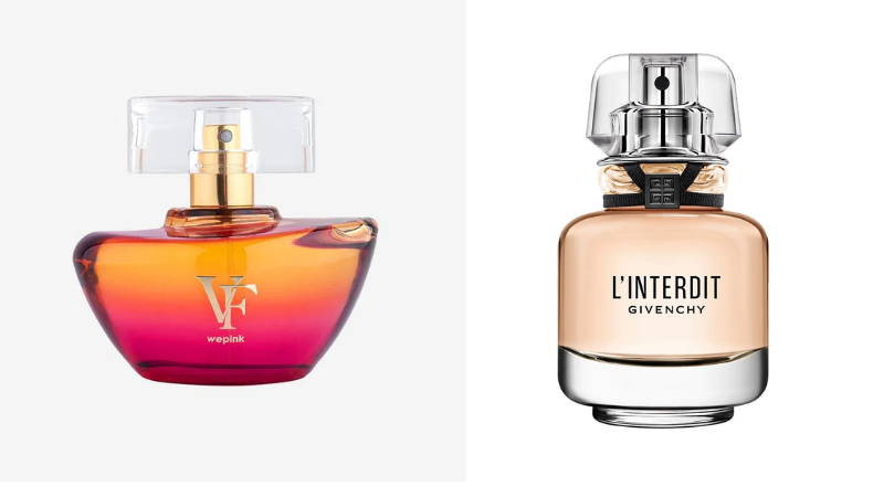 Perfumes da WePink e da Givenchy