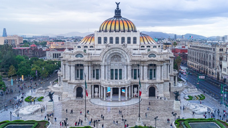 Palácio de Belas Artes na Cidade do México.