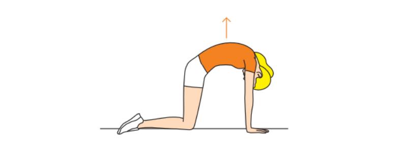 ilustração de posição de yoga