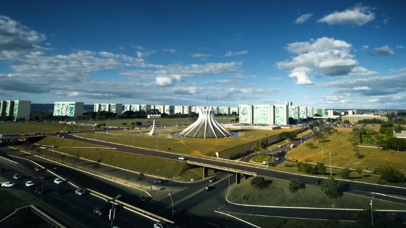 esplanada dos ministérios em Brasília