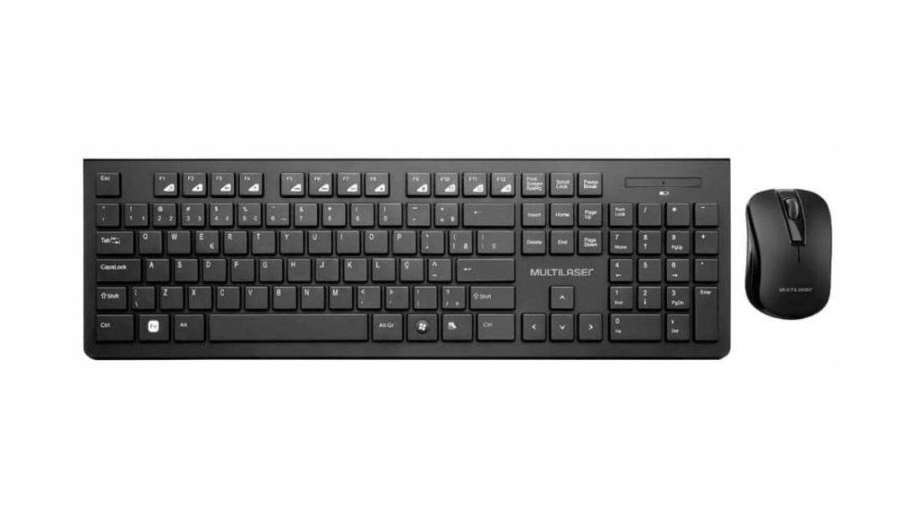 teclado e mouse para home office