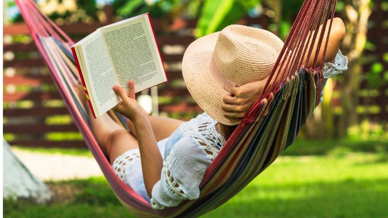 aprenda a relaxar -- leia um livro!