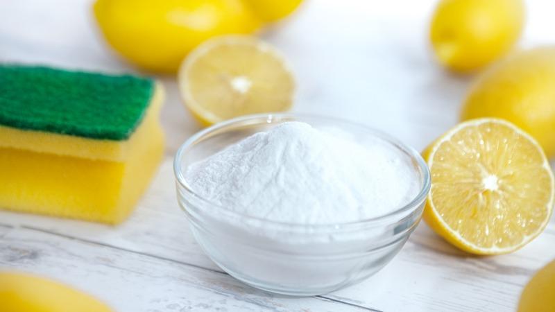 Bicarbonato de sódio com limão